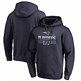 Men's Patriots Navy 2018 NFL Playoffs Go Pats Pullover Hoodie,baseball caps,new era cap wholesale,wholesale hats